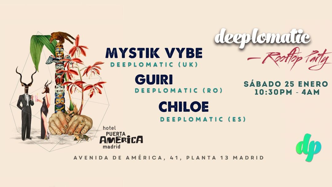Cartel del evento Deeplomatic Rooftop Party
