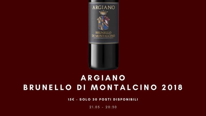 Cover for event: Degustazione - Argiano Brunello di Montalcino 2018