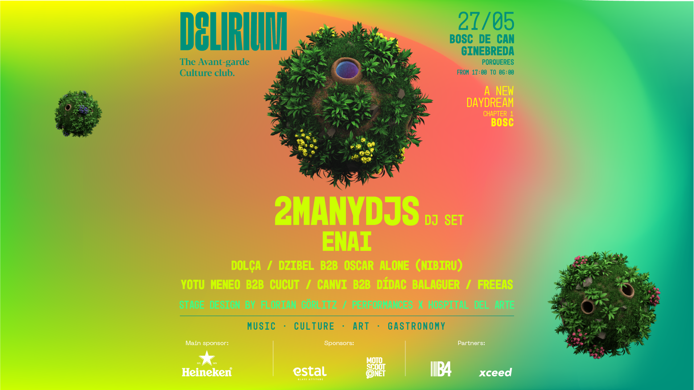 Delirium at Bosc de Can Ginebreda presents 2ManyDjs (Dj set)