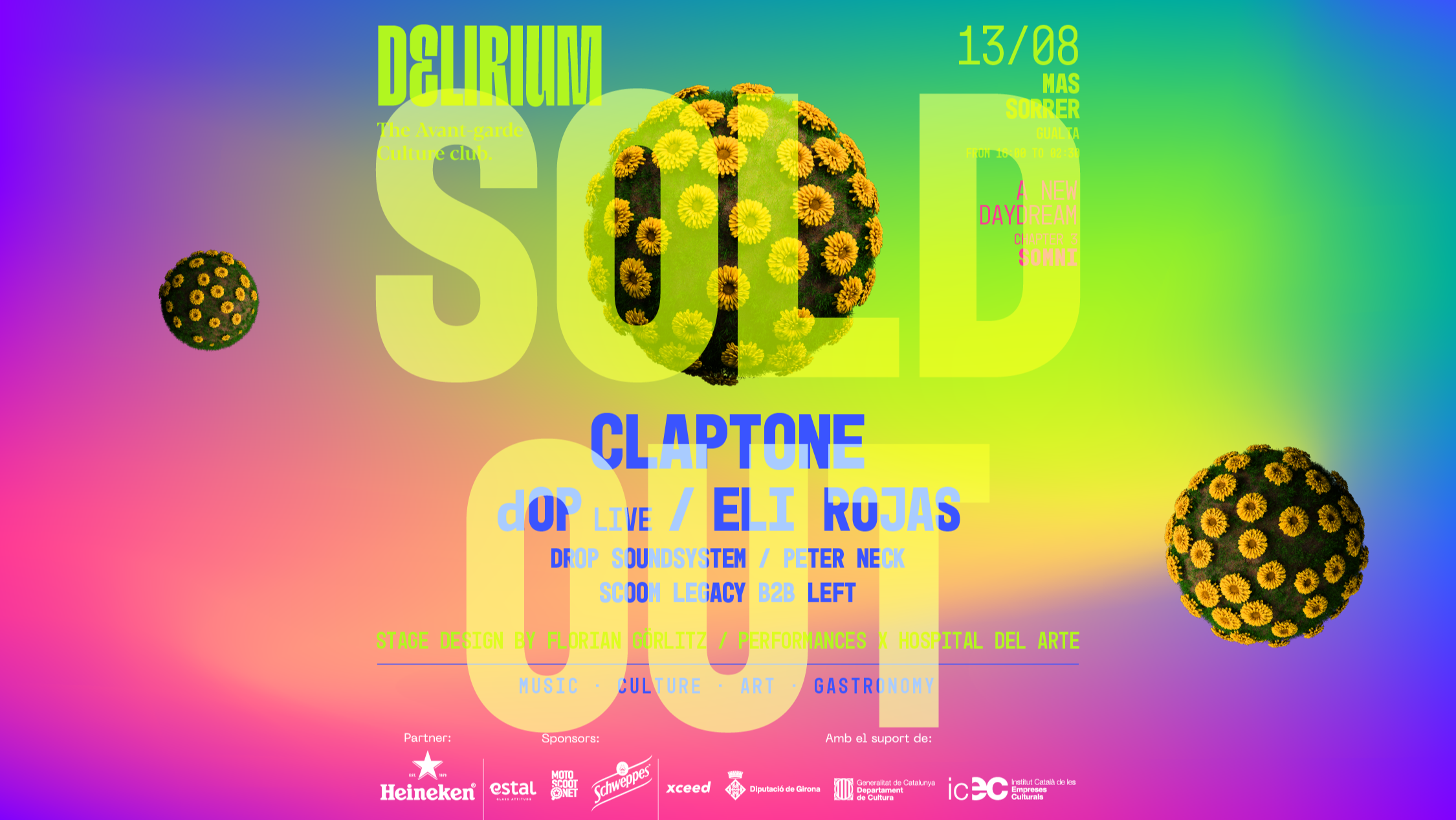 Delirium at Mas Sorrer presents Claptone & dOP live image