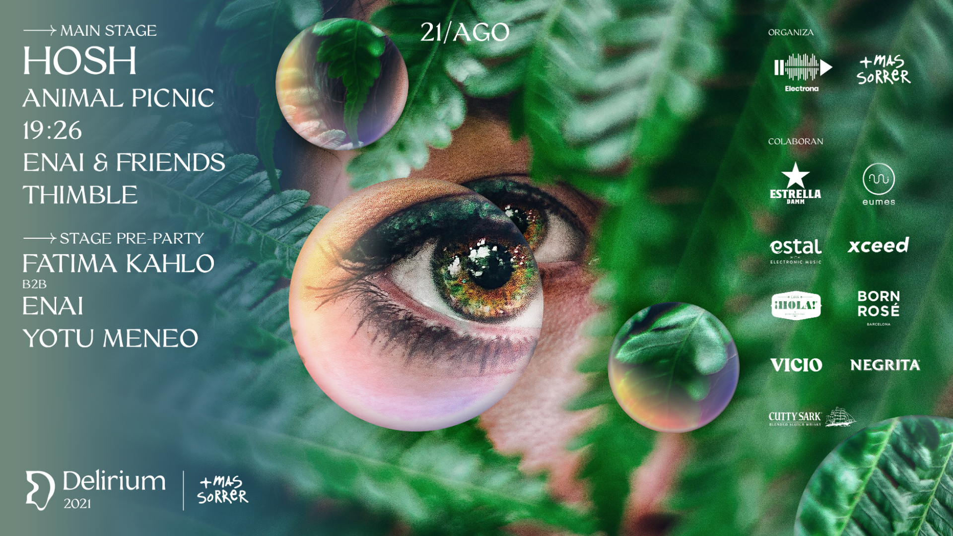 Delirium Festival presenta Closing Party HOSH