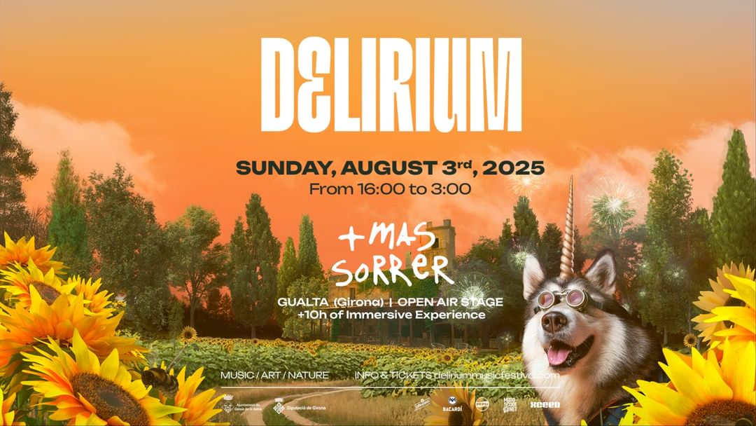 Cartell de l'esdeveniment Delirium Mas Sorrer 2025