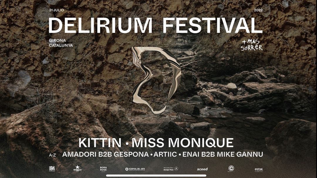 Cartel del evento Delirium presenta Miss Monique Miss Kittin