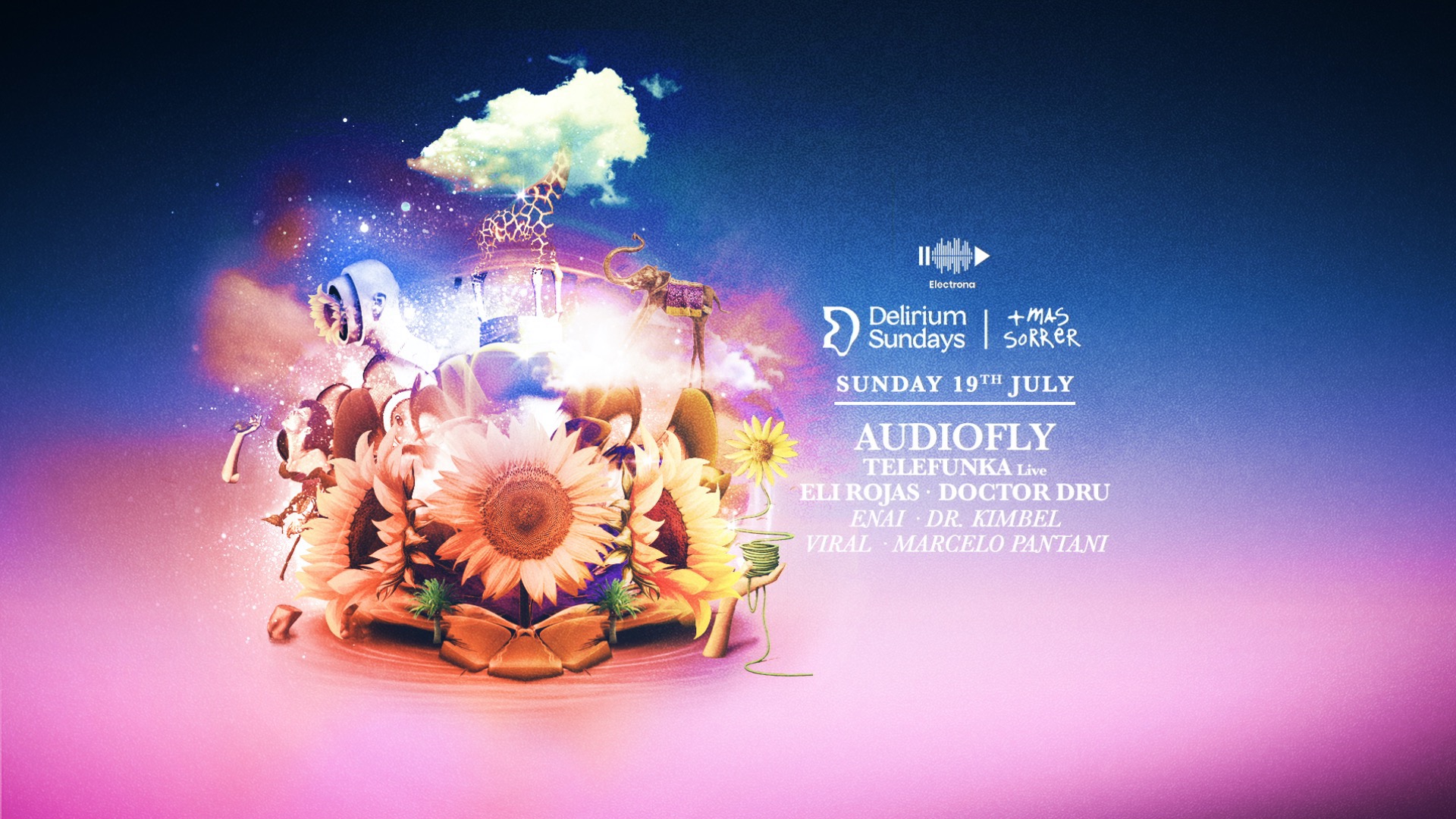 DELIRIUM SUNDAYS presenta AUDIOFLY image