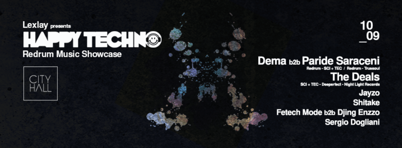 Dema b2b Paride Saraceni presented by Happy Techno image