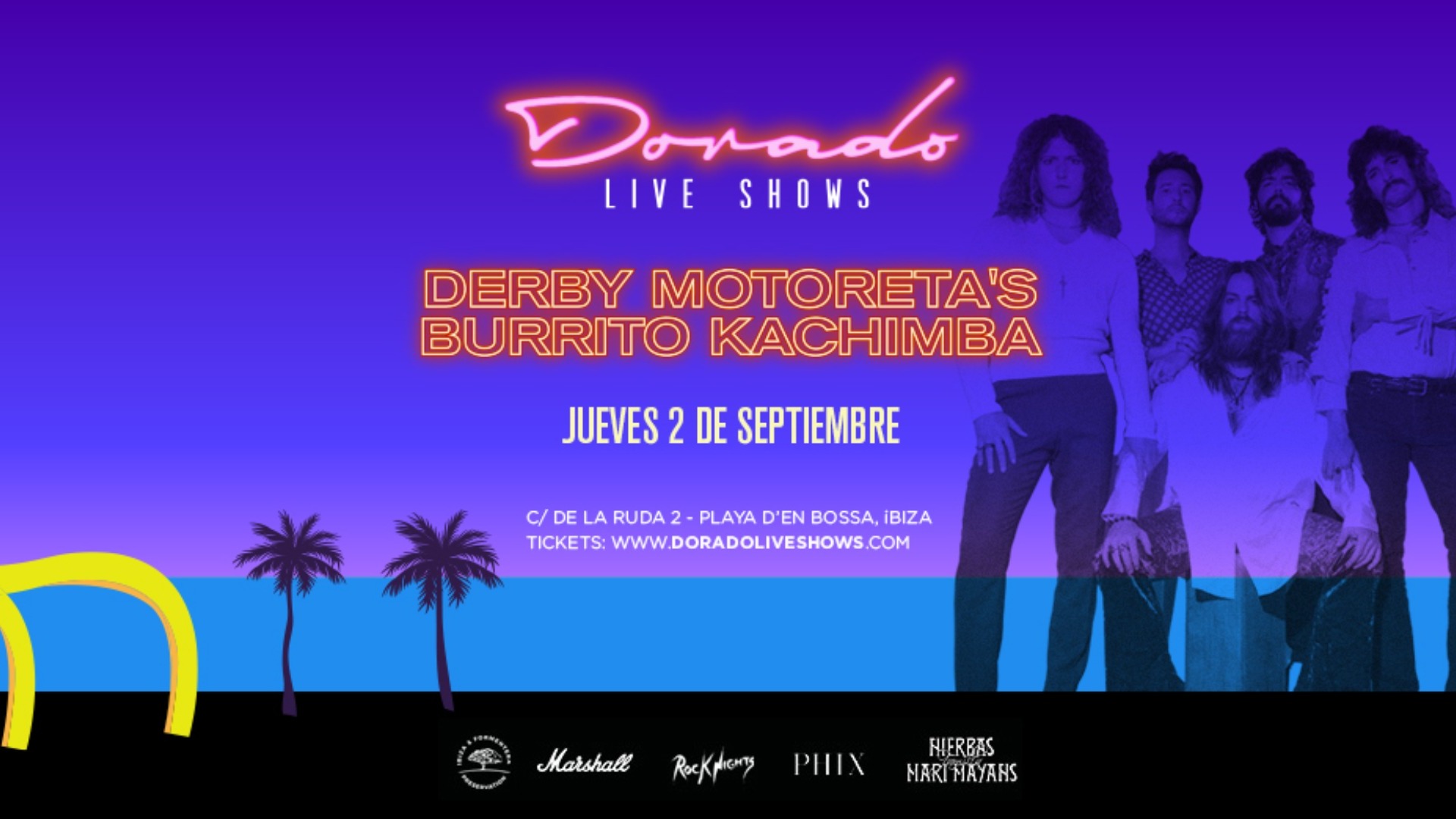 Derby Motoreta's Burrito Kachimba en Dorado Live Shows