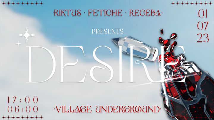 Cover for event: DESIRE