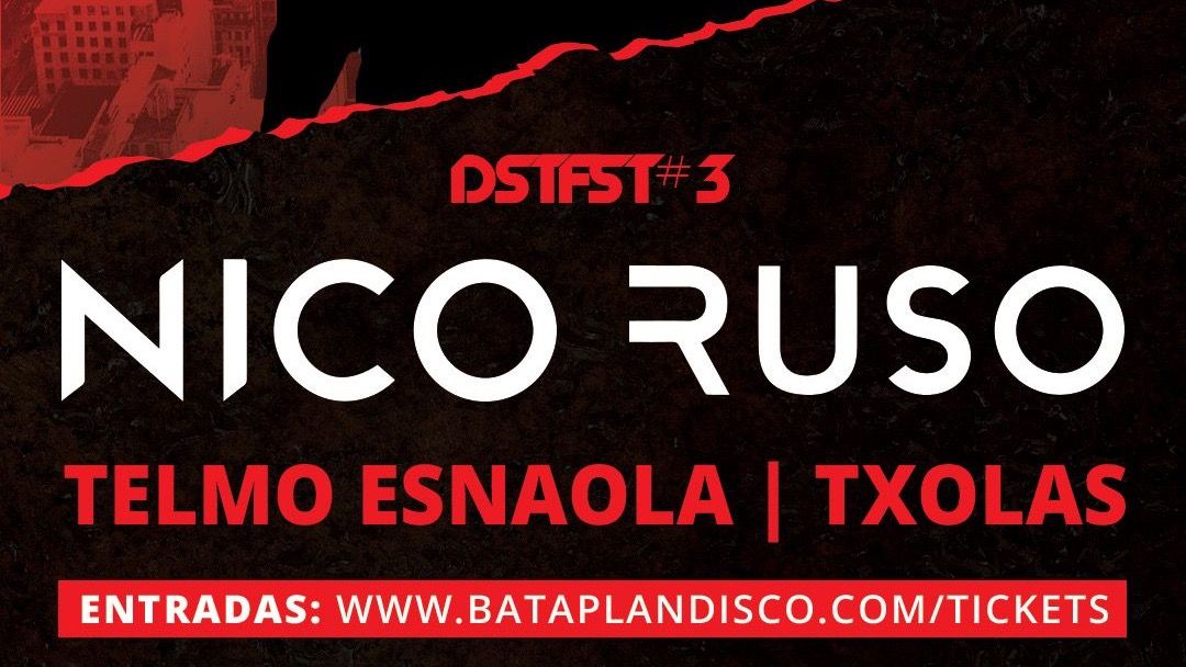 Cartel del evento DEUSTO FEST - NICO RUSO