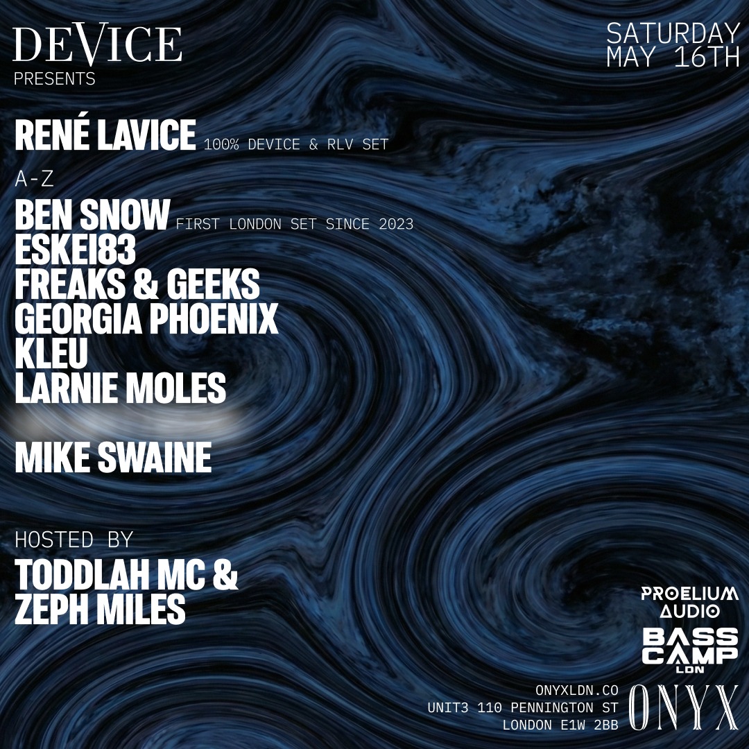 DeVice presents Rene LaVice, Ben Snow, ESKEI83 & Freak & Geeks