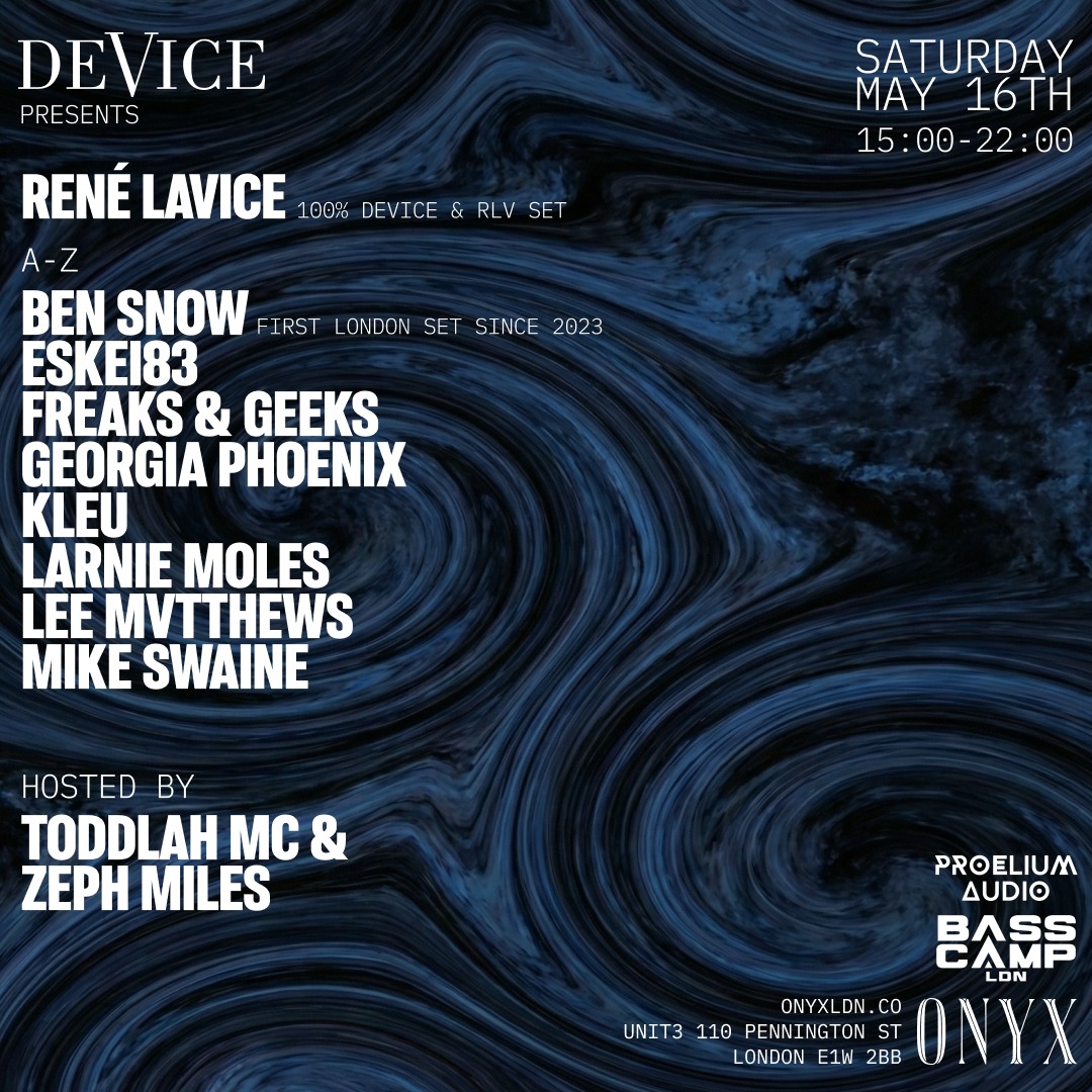 DeVice presents Rene LaVice, Ben Snow, ESKEI83 & Freak & Geeks image