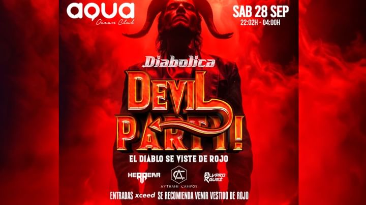 Cover for event: DEVIL PARTY el diablo se viste de rojo