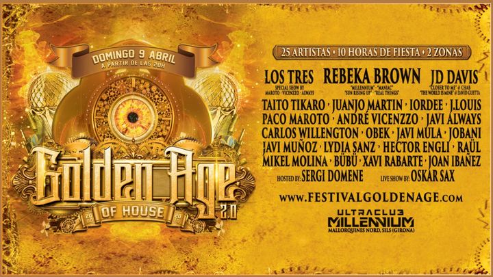 Cover for event: DG 9 ABRIL GOLDEN AGE OF HOUSE