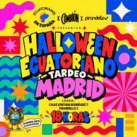 Cartel de Halloween Ecuatoriano en Madrid! en Pirandello I II III
