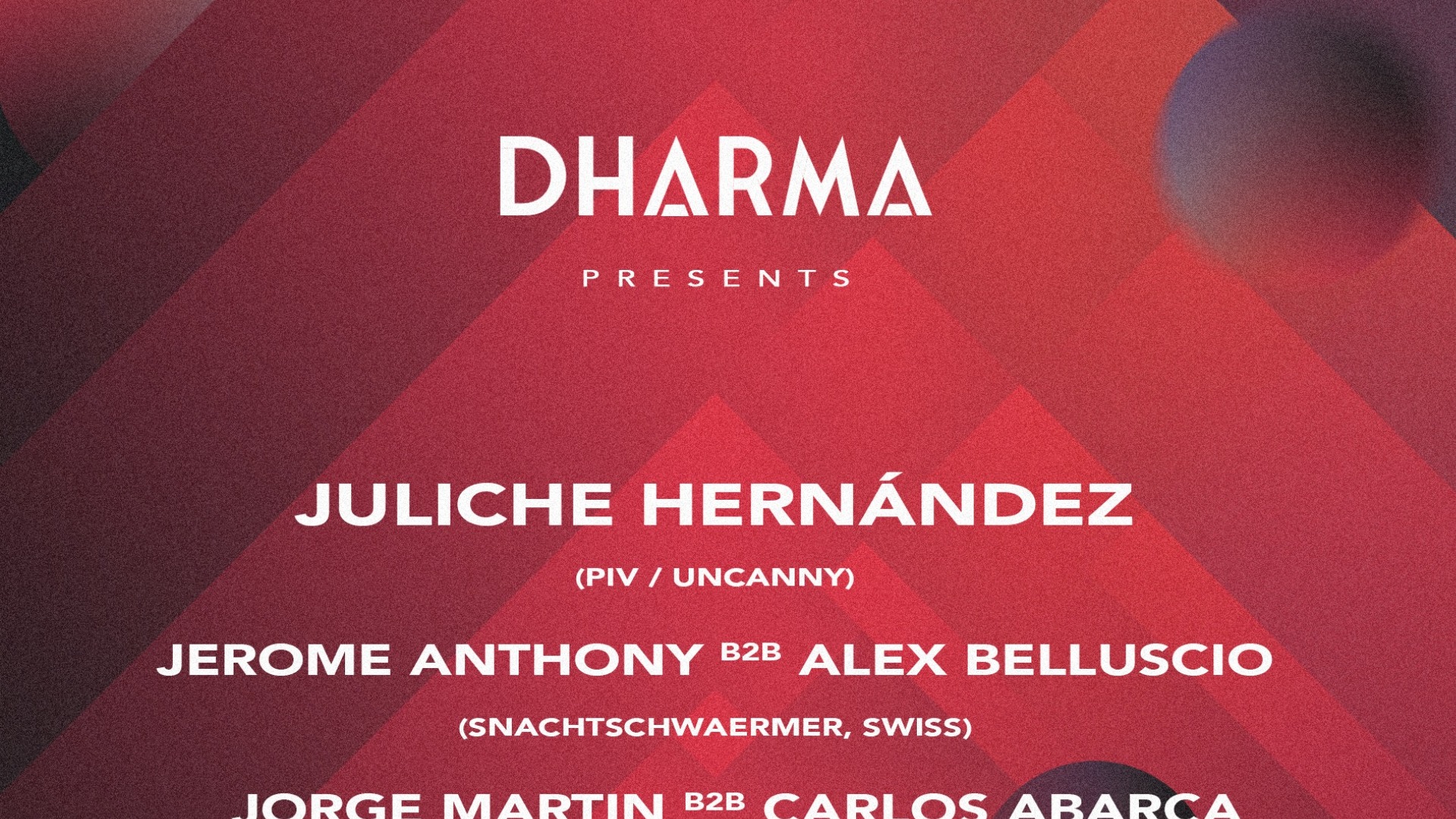 Dharma pres. Juliche Hernández image