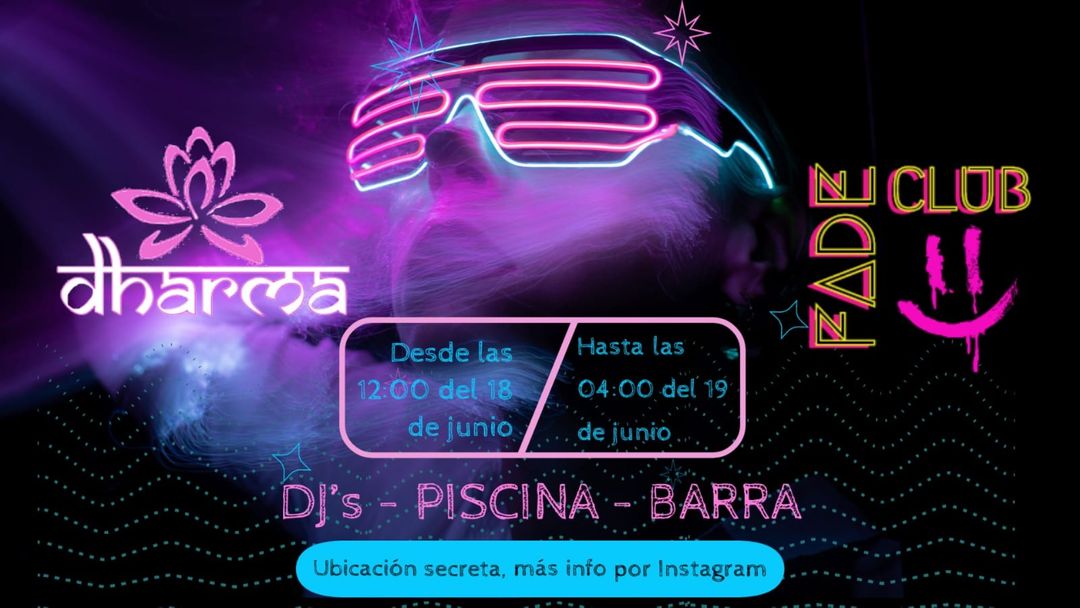 Copertina evento Dharma x Fade Club