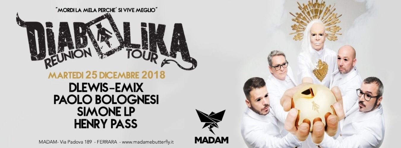 Diabolika Reunion Tour at Madame Butterfly - Ferrara image