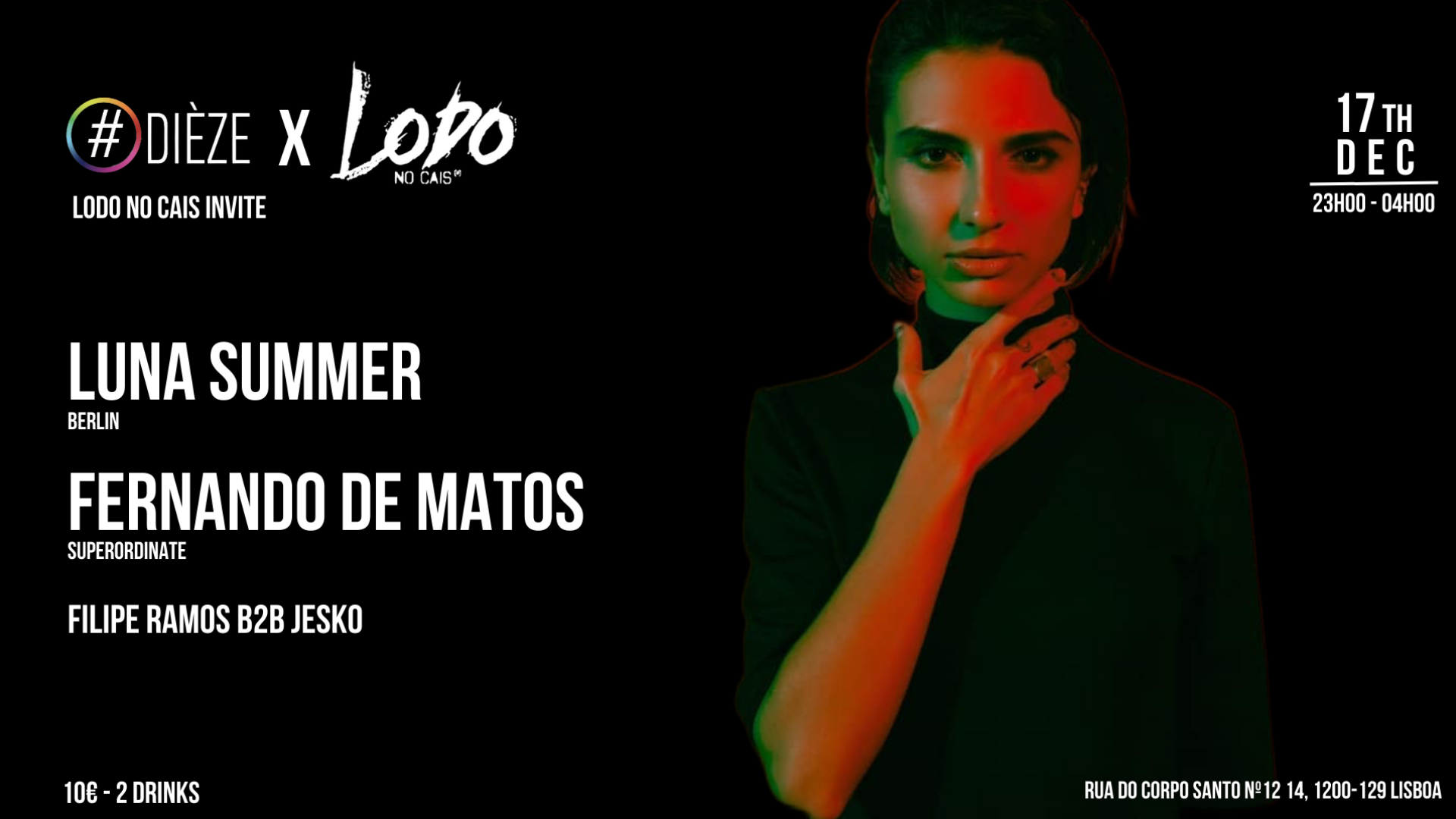 Dieze X Lodo no Cais invite Luna Summer (Berlin, Kiev) image