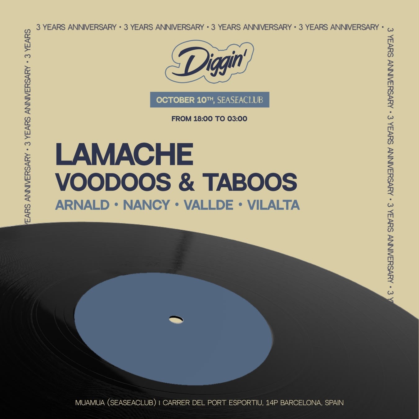 Diggin’ pres. Lamache and Voodoos & Taboos. (MUAMUA) image