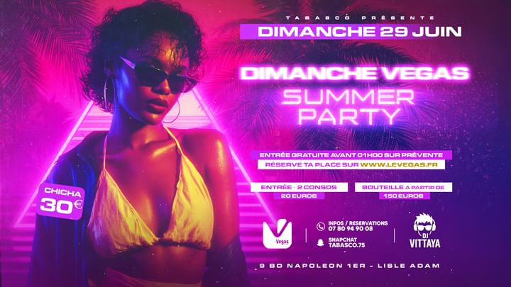 Cover for event: DIMANCHE - SUMMER PARTY
