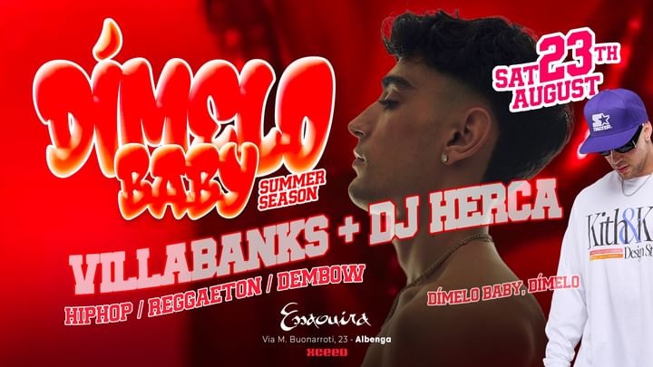 Cover for event: Dímelo Baby w/ VILLABANKS 