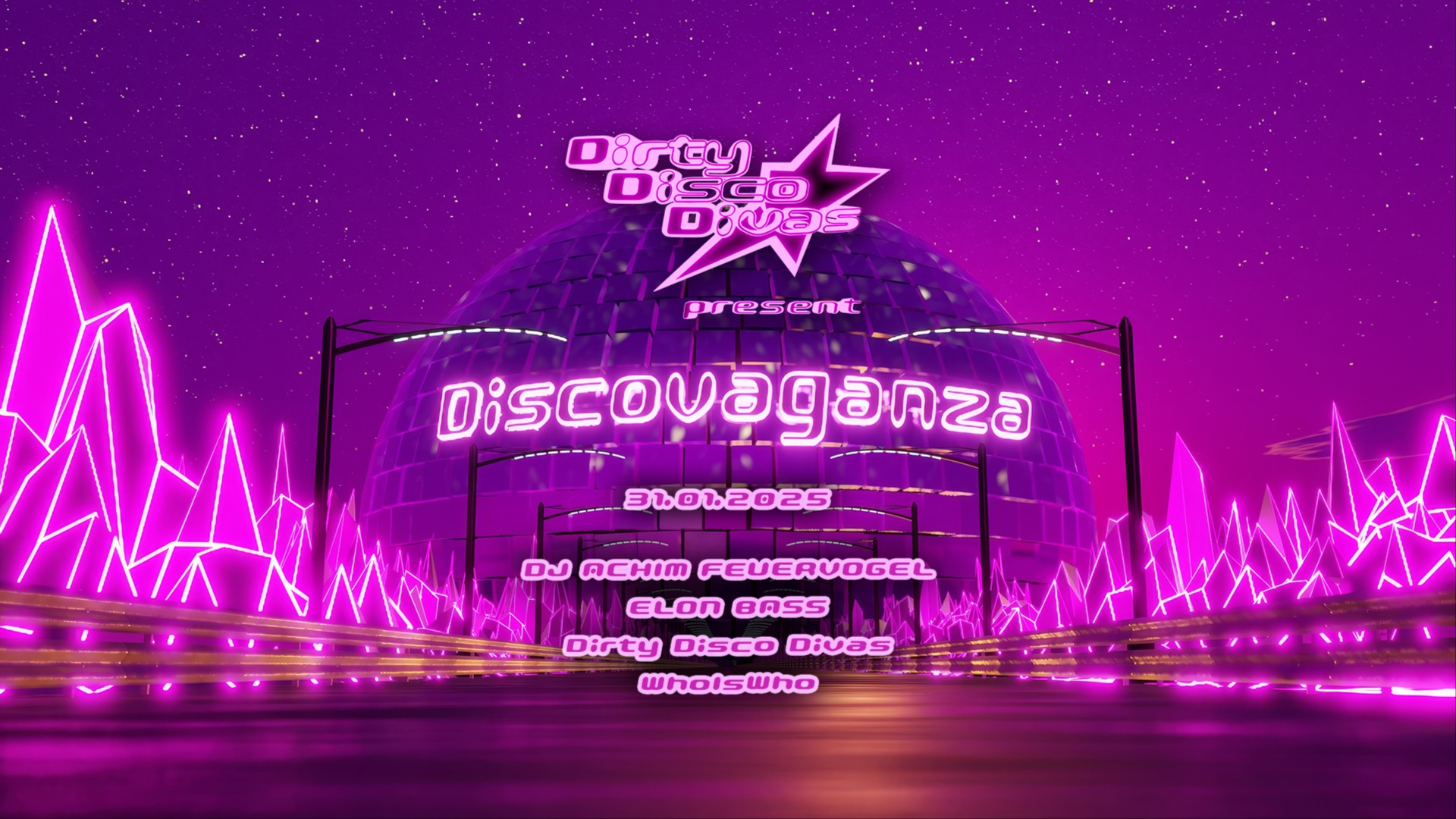 Dirty Disco Divas pres. Discovaganza with DJ Achim Feuervogel I Elon Bass I WhoIsWho image