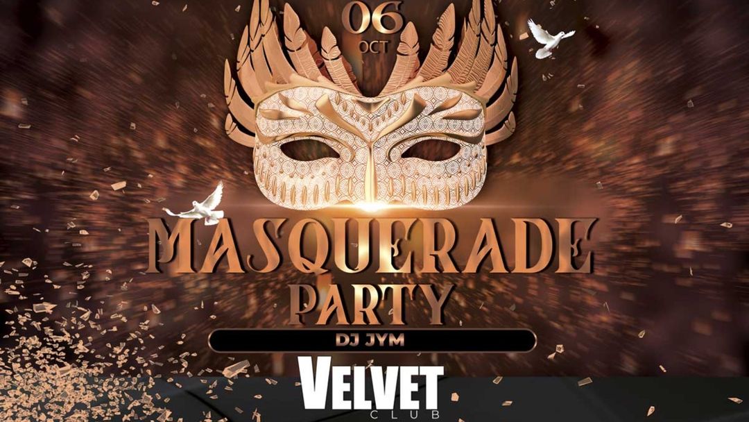 Cartel del evento Dirty Thursday, Masquerade Party - Velvet Club - Barra libre