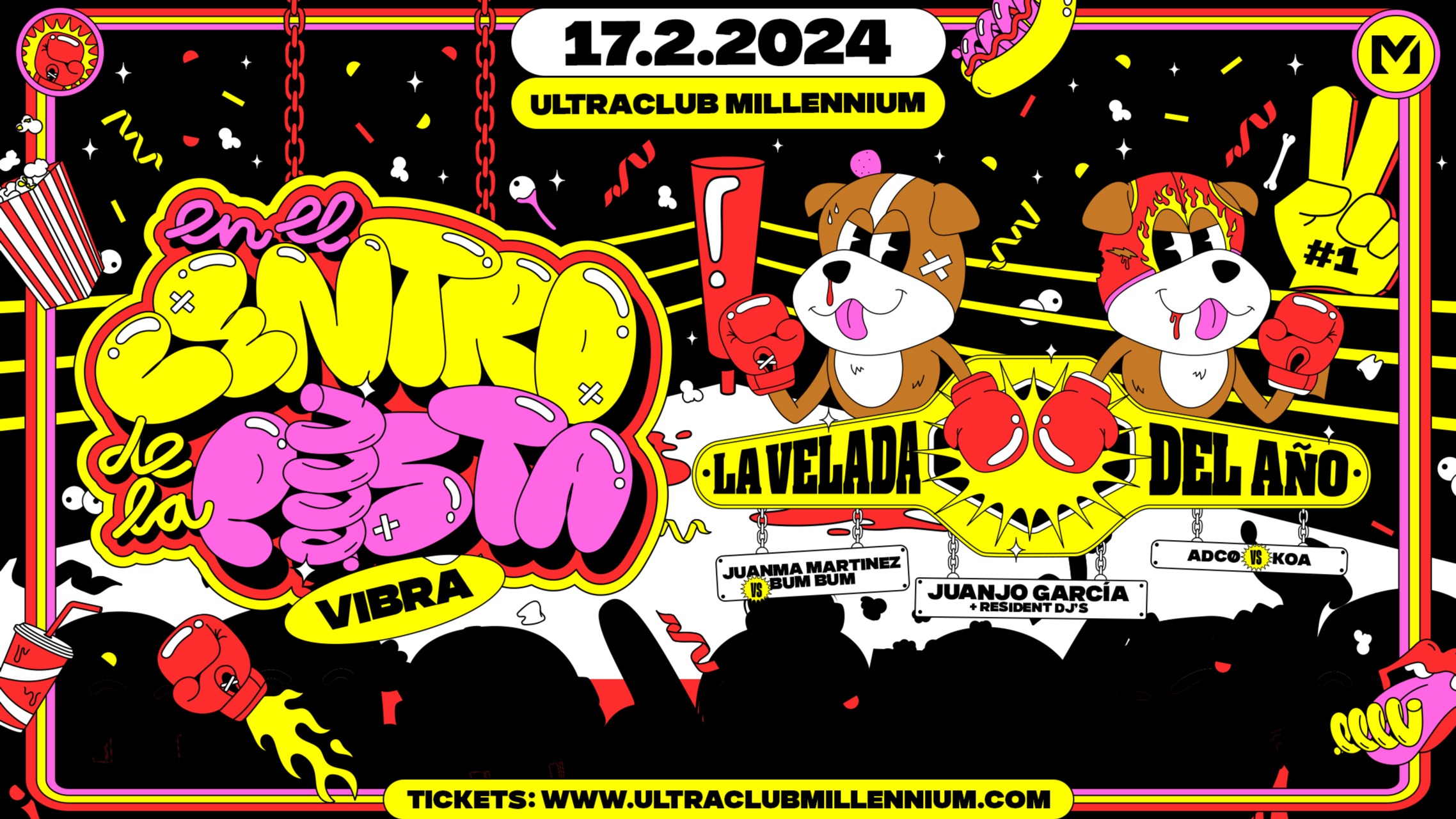   DIS 17 VIBRA EN EL CENTRO DE LA PISTA "La velada del año" image