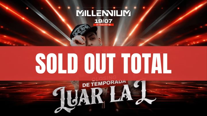 Cover for event: DIS 19/07 LUAR LA L  "Closing temporada"