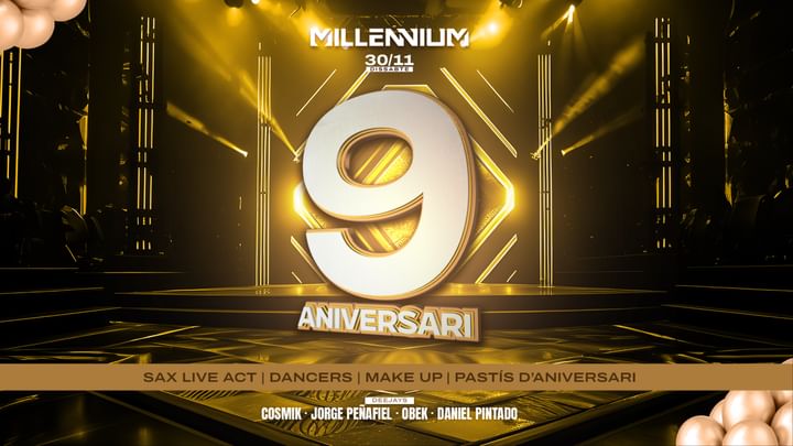 Cover for event: DIS 30 "9 ANIVERSARI MILLENNIUM"