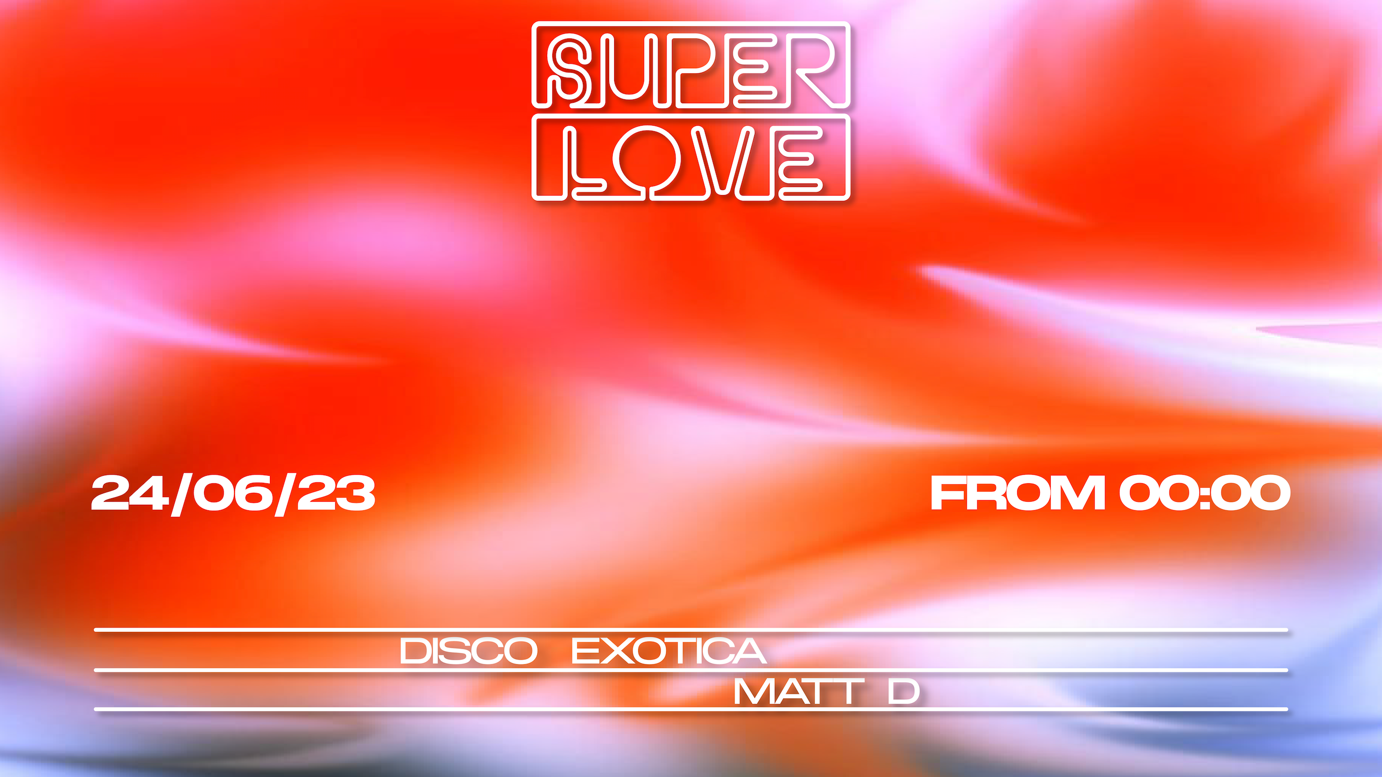 Disco Exotica & Matt D all night long @ Superlove Club image