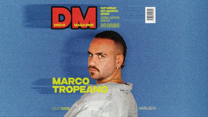 Cover for event: Disco Magazine invites MARCO TROPEANO