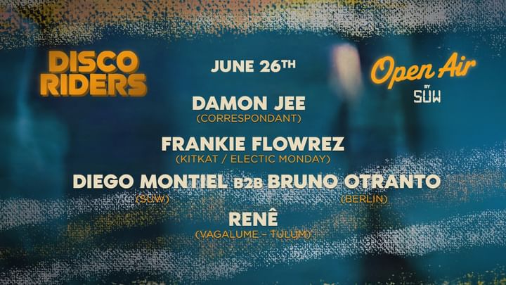 Cover for event: DISCO RIDERS (Open Air) - La Terrrazza - BCN