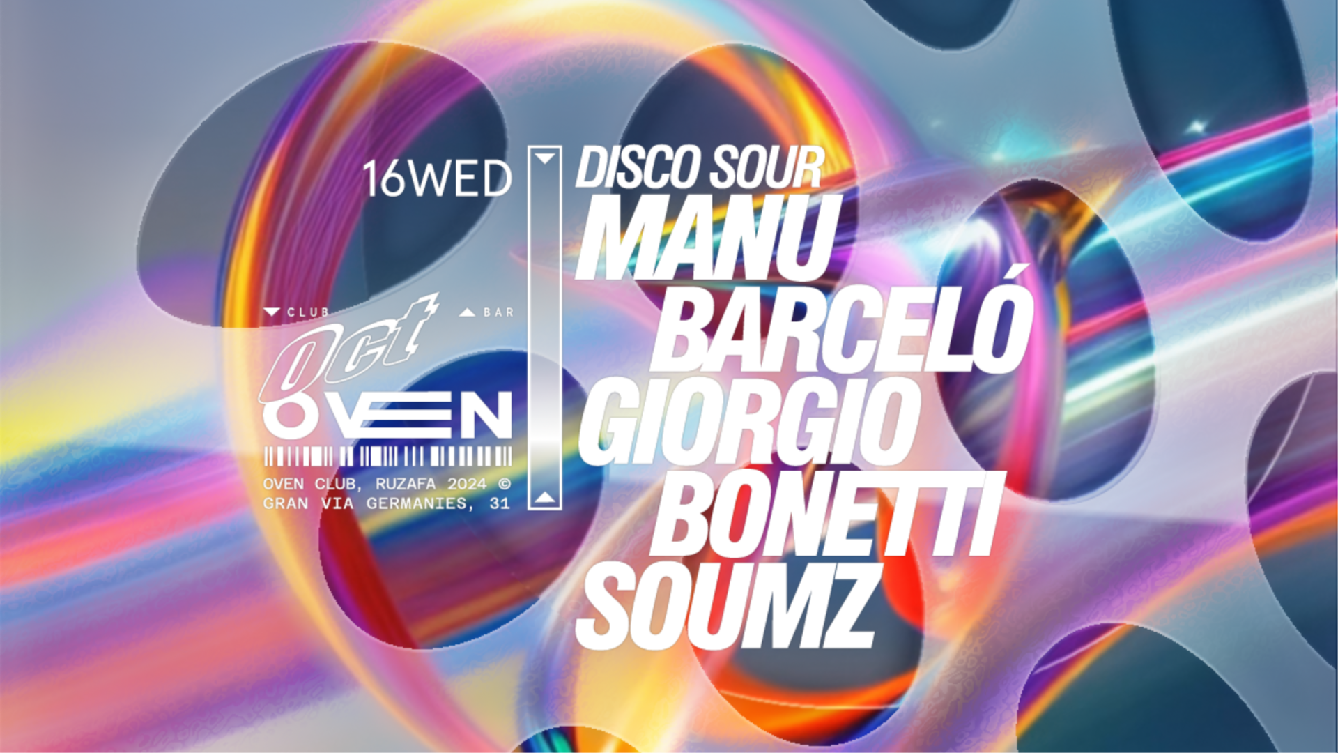 Disco Sour: MANU BARCELÓ + GIORGIO BONETTI + SOUMZ