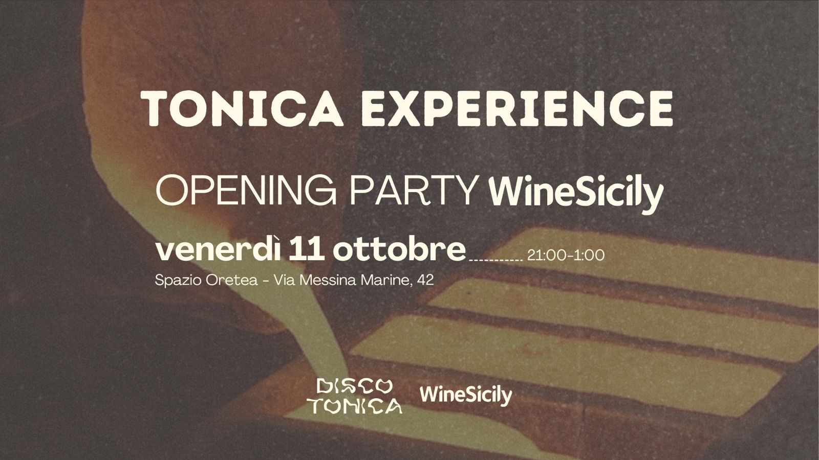 DISCO TONICA X WINE SICILY OPENING PARTY image
