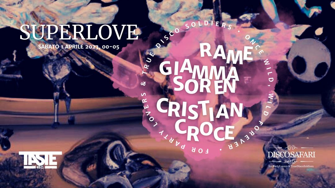 Cartel del evento Discosafari @ Superlove