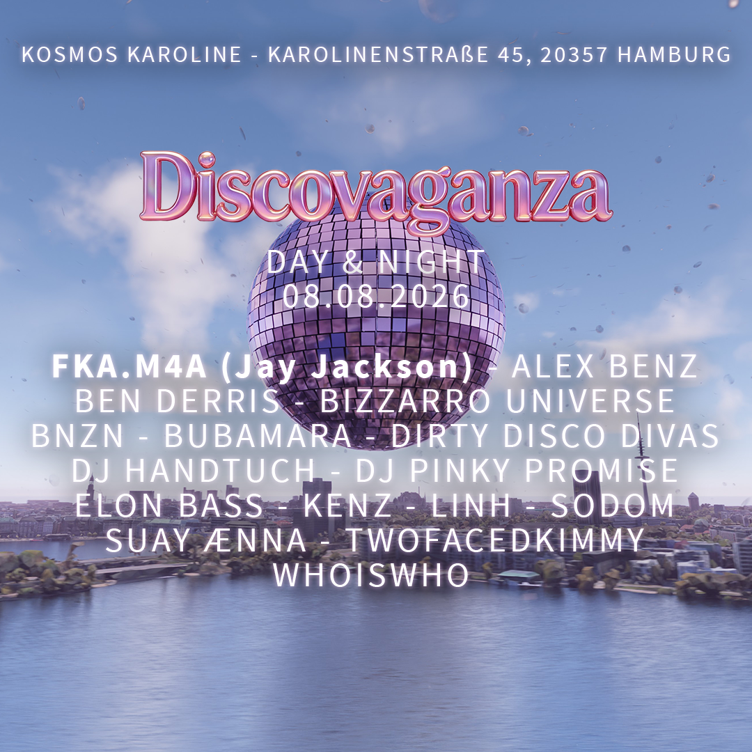DISCOVAGANZA DAY & NIGHT w/ FKA.M4A, BEN DERRIS, BNZN, ELON BASS, BIZZARRO UNIVERSE image