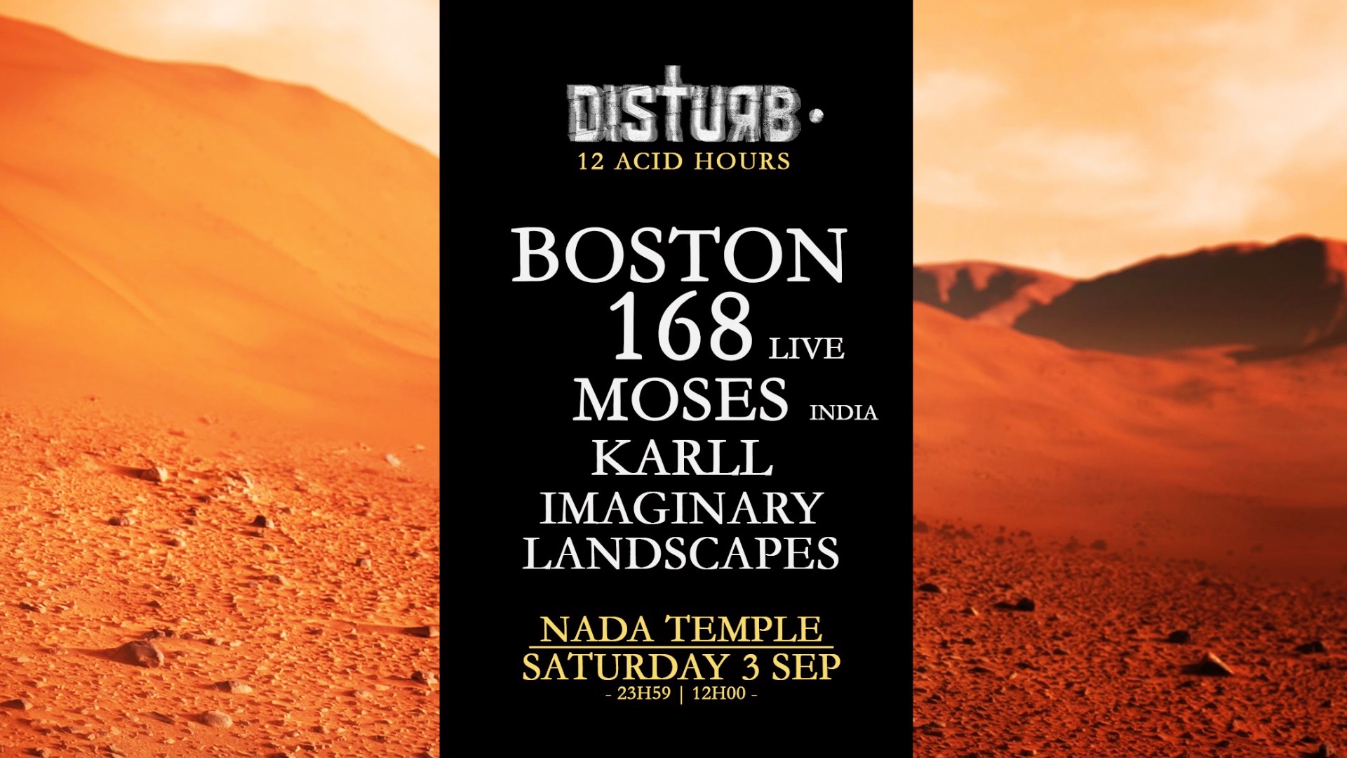 Disturb 12h Rave • Boston 168 [Italy] LIVE image