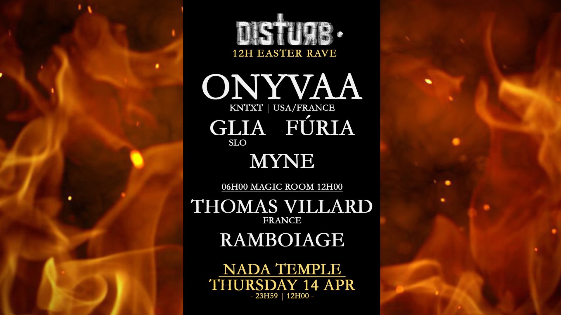 Disturb 12h w/ ONYVAA [USA] image