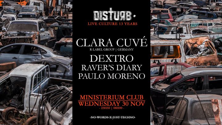 Cover for event: Disturb • Clara Cuvé [Ger] | LIVE Culture 13 Years