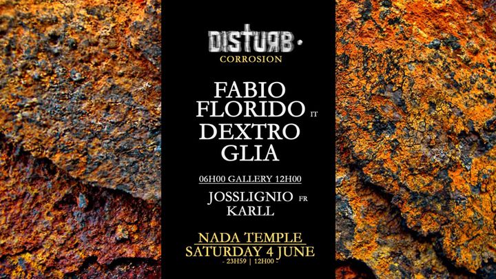 Cover for event: Disturb • Fabio Florido [Italy]