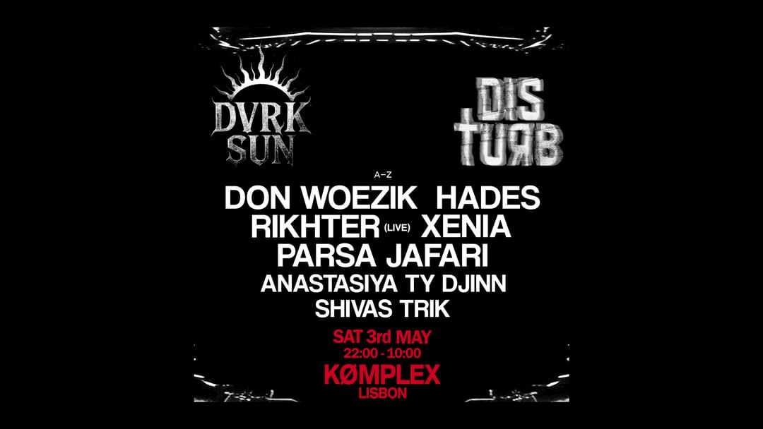 Disturb Hard w/ Hades, Don Woezik, Rikhter, Xenia event cover