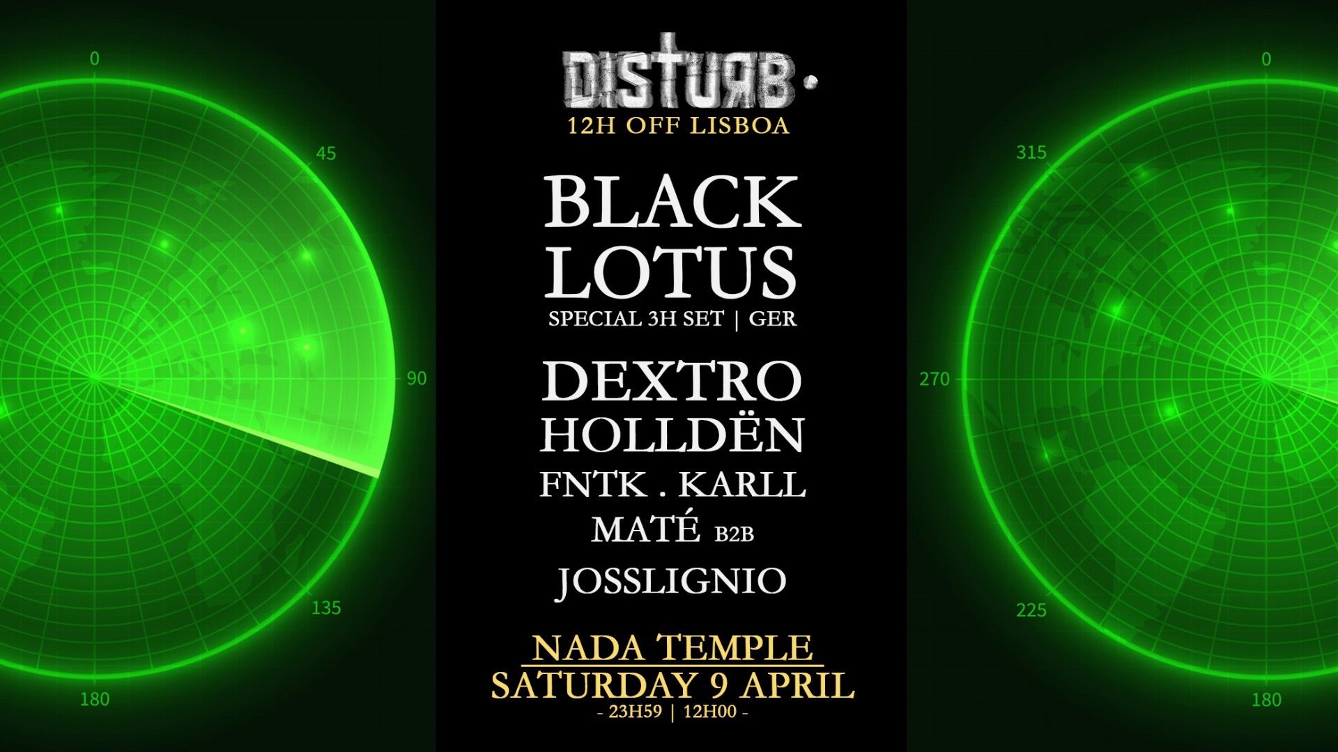 Disturb • OFF Lisboa w/ Black Lotus [Berlin] Lvminal image