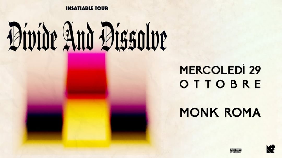 DIVIDE AND DISSOLVE  -Eventplakat