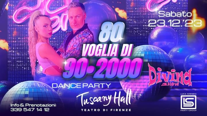 Cover for event: Divina Show 80/90/2000 - Tuscany Hall Firenze