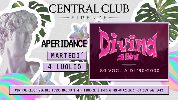 Cover for event: DIVINA SHOW 80/90/2000 - TUTTA MA PROPRIO TUTTA LA DANCE