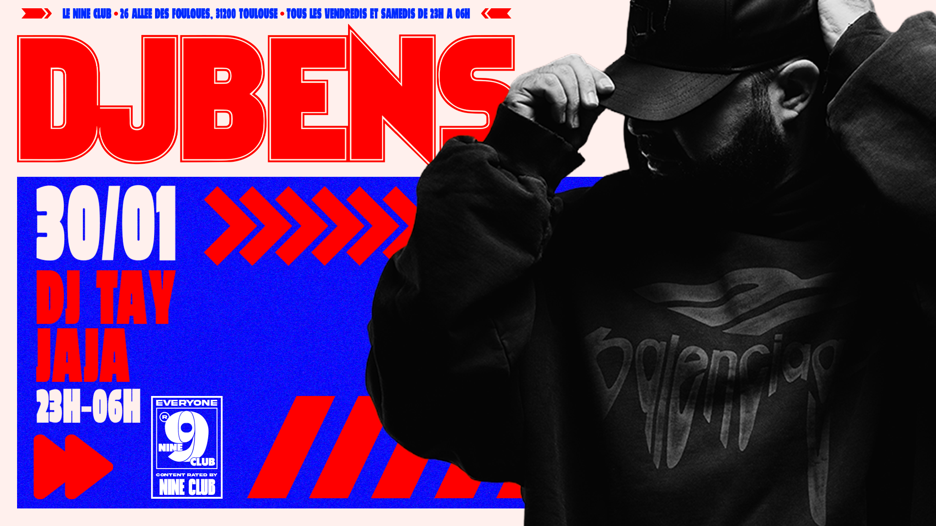 DJ BENS - VENDREDI 30 JANVIER 2026 image