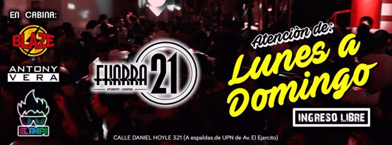 DJ  BLAZE EN CABINA JUEVES // FHARRA 21 image