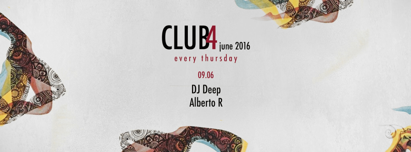 Dj Deep & Alberto R presented by Club4  image