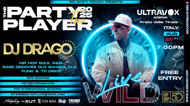 Cover for event: DJ DRAGO - THE PARTY PLAYER TOUR 2025 - ULTRAVOX ARENA
