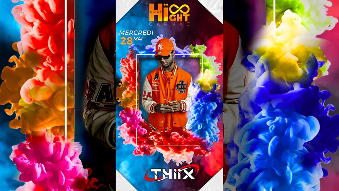 DJ GUEST THIIX-Eventplakat